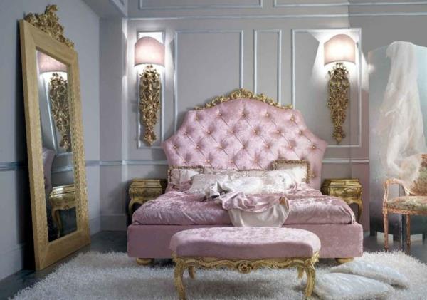 baroko-veidrodžio-miegamojo-moteriško stiliaus