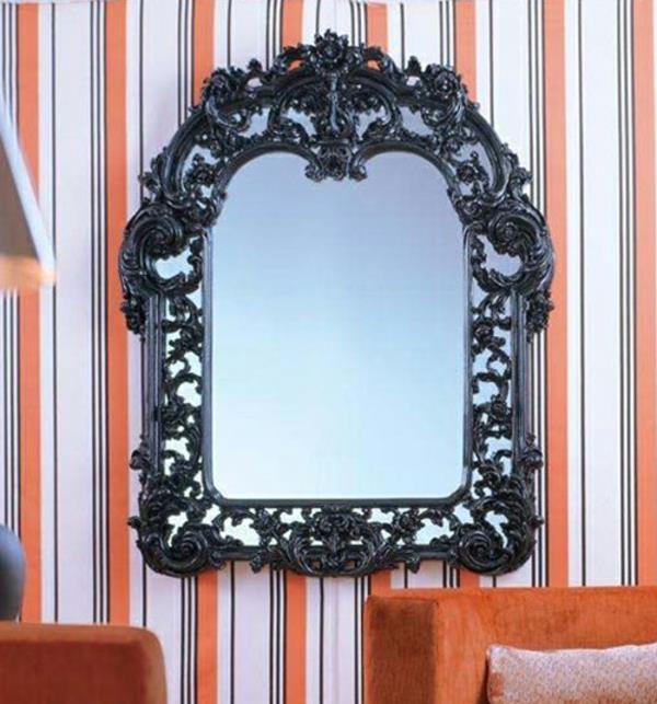 baroko-veidrodžio-juodo rėmo