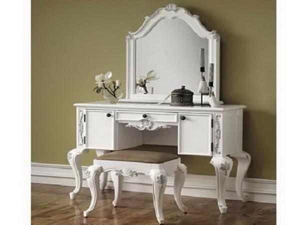 baročno-zrcalno-baročna toaletna miza