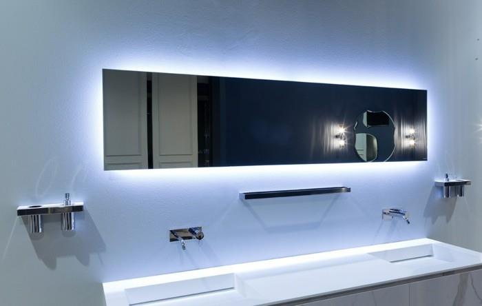 veidrodis-apšvietimas-vonios kambarys-veidrodis-su-led-white-led-light