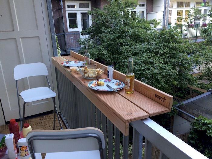 nuimamas stalo modelis balkono turėklams, atraminė juosta medinei terasos užtvarai