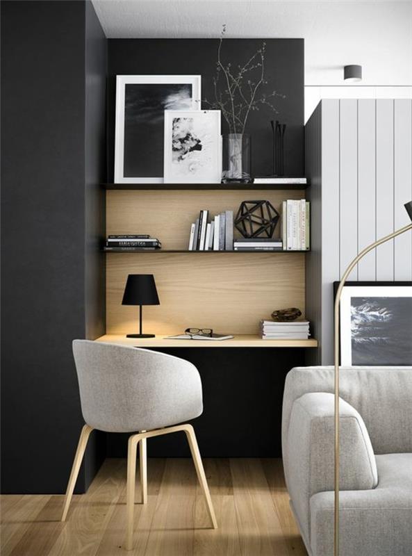 sodobno-pisarniško-pohištvo-majhna viseča miza-skandinavski stol