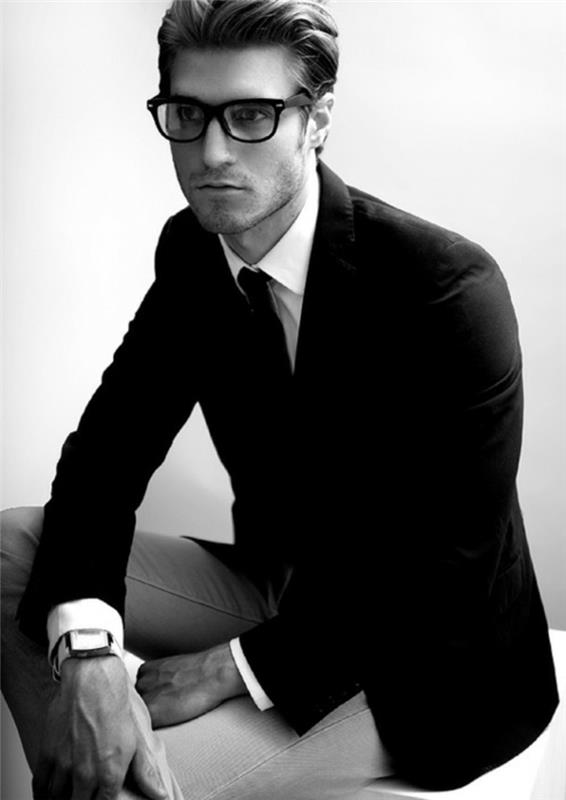 modna-hipster-elegantna-ženska-očala-hipster-črno-bela-polirana-moška-podoba