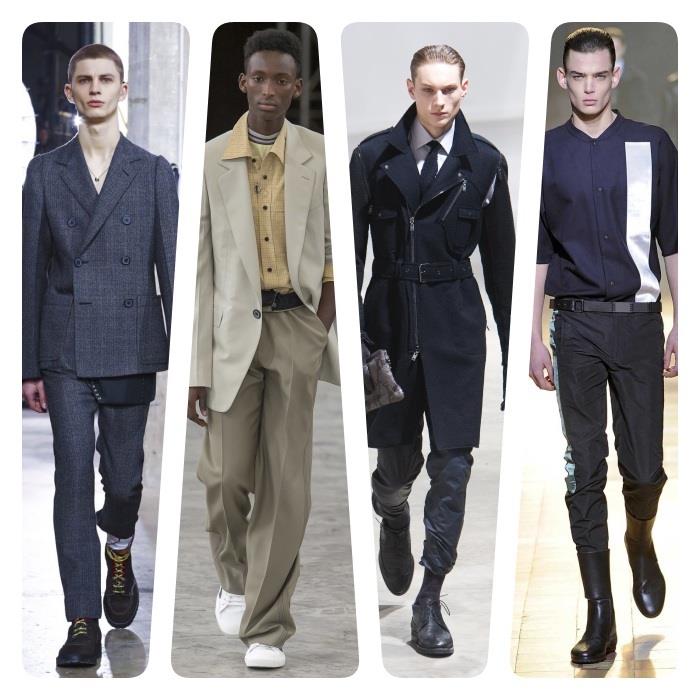 moške kolekcije lanvin, moški stil casual chic, hlače, srajca, jakna in plašč, nova smer lanvin