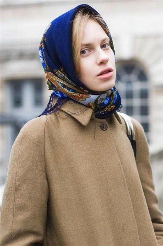 vintage-fashion-camel-plašč-ruski-šal