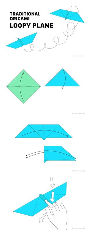 kaip padaryti popierinį lėktuvą su tradiciniu origami dizainu, kuris sukuria kilpas, pamoka, kaip gerai pradėti sulankstyti origami popierių