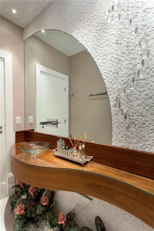 dekor majhne kopalnice, dekor kopalnice zen, oblikovanje kopalniških ploščic, beli dekor za kopalnico