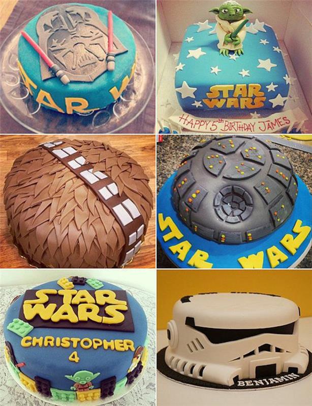 Ideje za rojstnodnevno torto Star wars