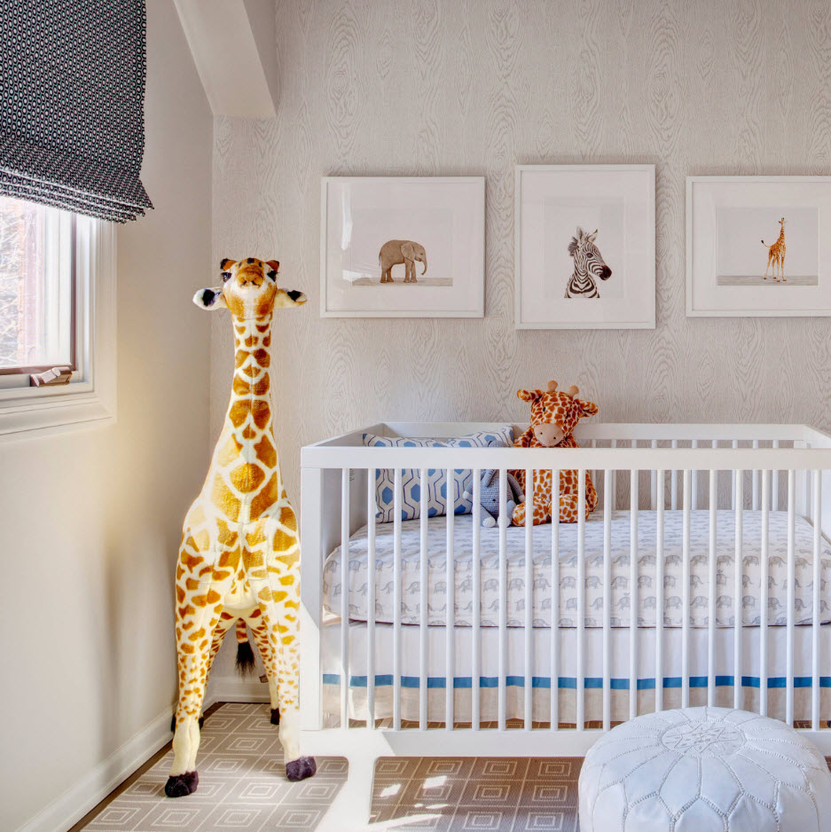 新生児用の部屋の装飾