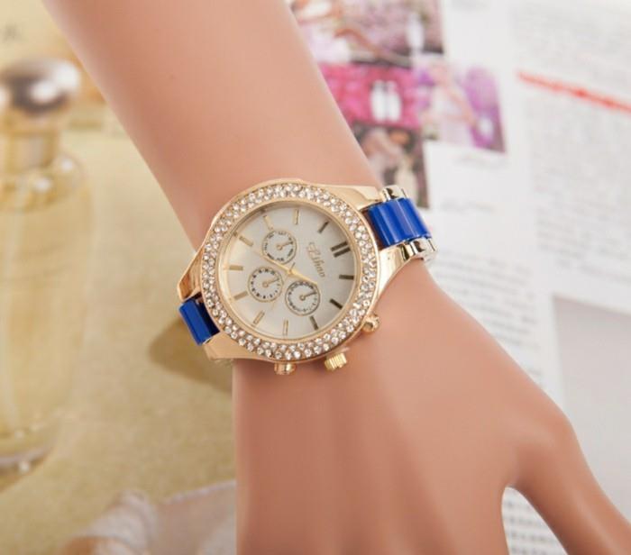 original-dame-zlato-kraljevsko-modra ura