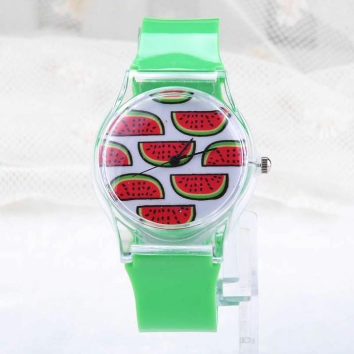 original-ženska-lubenica-zelena-rdeča-spremenjena ura