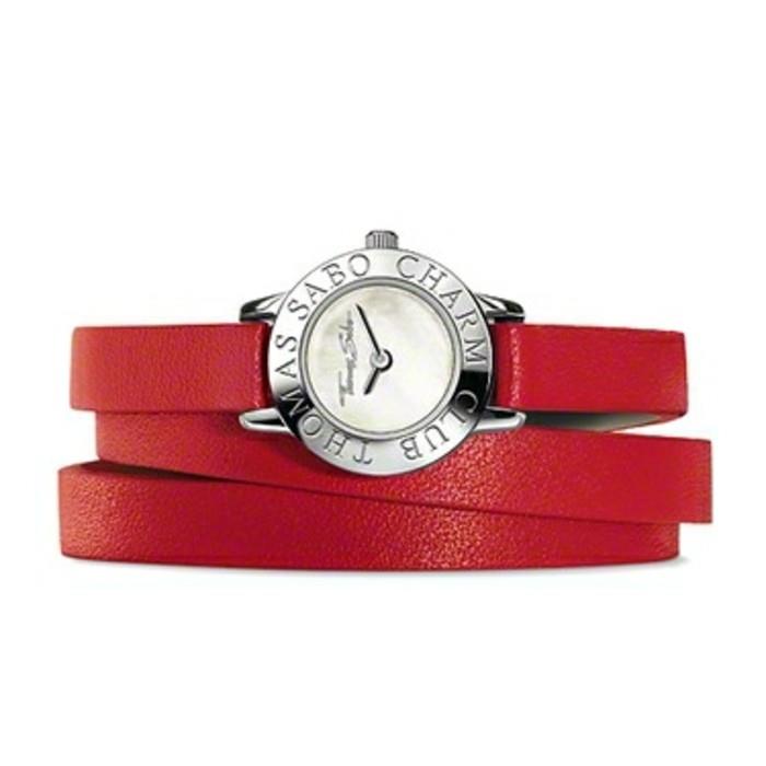 original-ženska-rdeča-biserno spremenjena ura