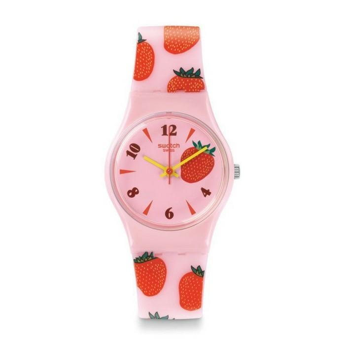 rožnato-jagodna-ročna ura
