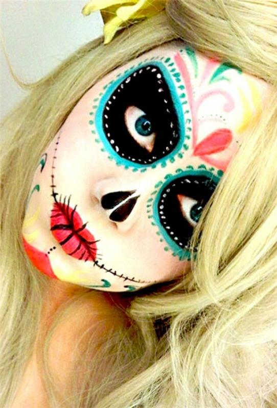 mortal-face-painting-halloween-makeup