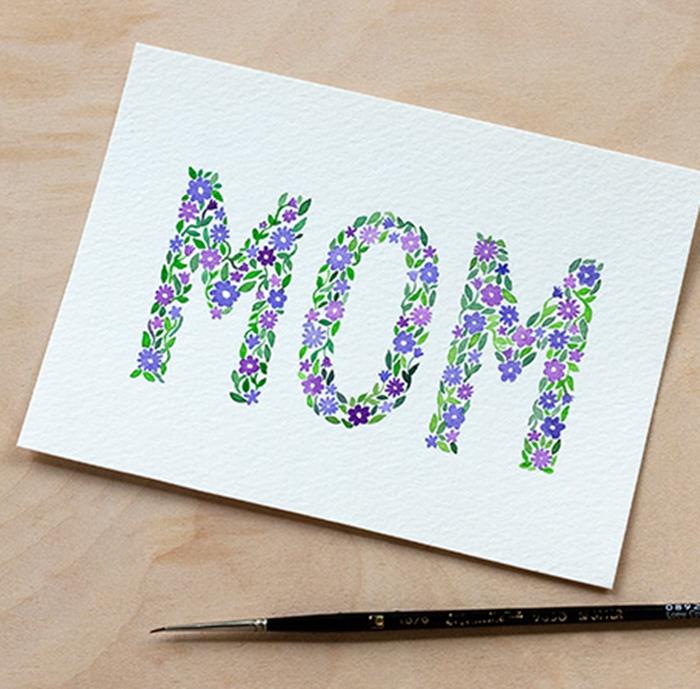 Motinos dienos gėlių ženklo piešinys, skirtas Motinos dienai, Motinos dienos įvaizdis, kurį paprasta nukopijuoti