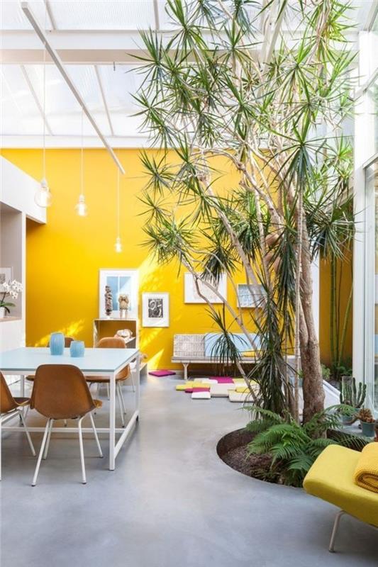 duvar-sarı-renk-hardal-geniş-oturma odası
