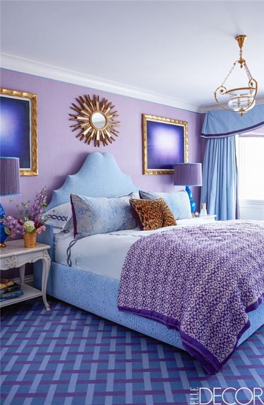 Müthiş gri ve mor yatak odası mor rengi oldukça pembe ve mor dekorasyon derneği