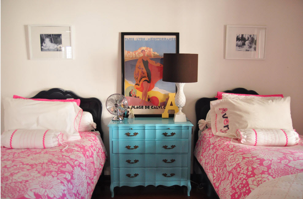Diseño de dormitorio para dos