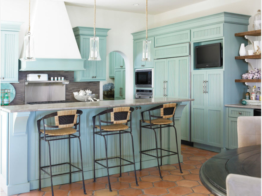Conjunto de muebles de menta