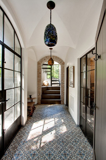 Ornamento colorato per pavimenti