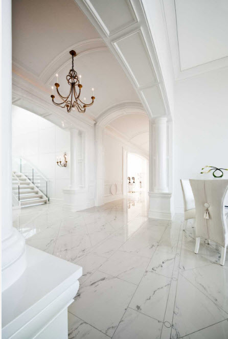Design bianco come la neve