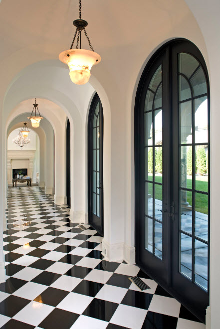 Pavimenti in bianco e nero