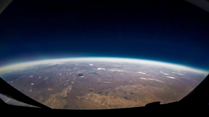 laisvos erdvės teminiai tapetai, vaizdas iš žemės į kosmosą originaliems kompiuterio tapetams