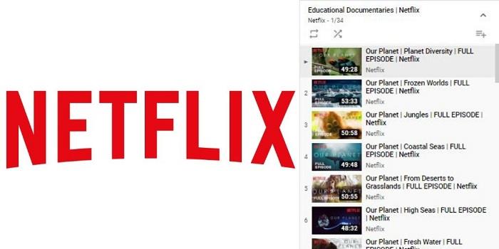Bazı Netflix orijinal belgeselleri artık platformun Youtube kanalında ücretsiz olarak izlenebiliyor.