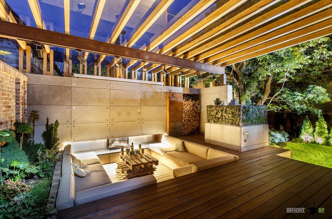 Sistema de iluminación para patio