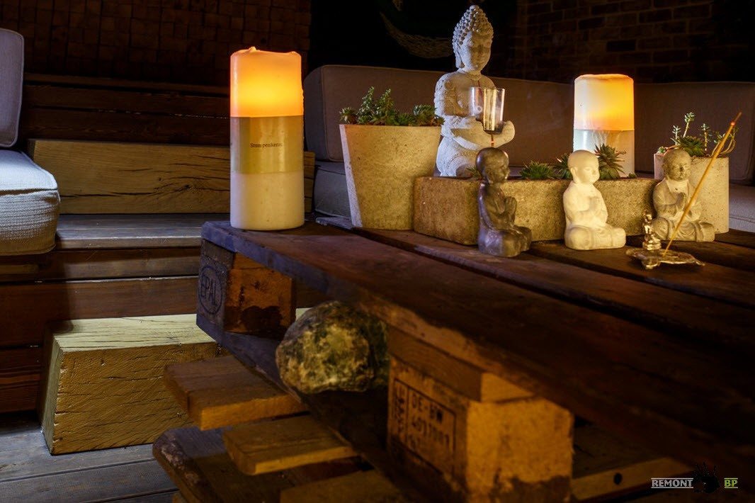 Mesa de centro de palet