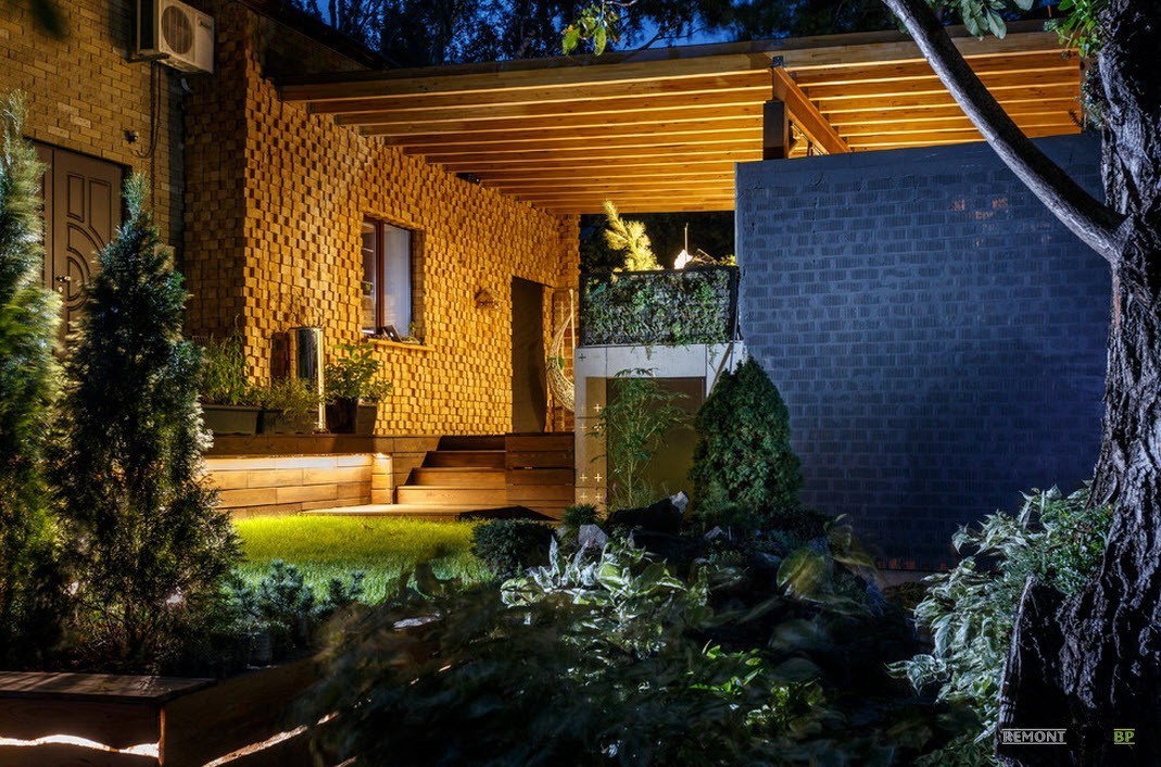 Paisajismo de un patio privado