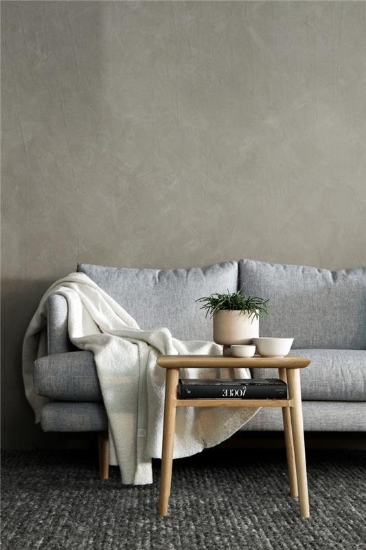 mikropluošto sofos medžio kavos staliuko valymas antracito pilkos spalvos kilimas