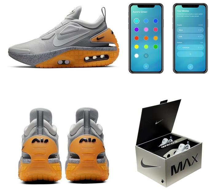 Adapt Auto Max in njegove avtomatske vezalke, ki so bile izdane izključno na Japonskem na dan Air Max 2020, nadzira namenska aplikacija Nike.