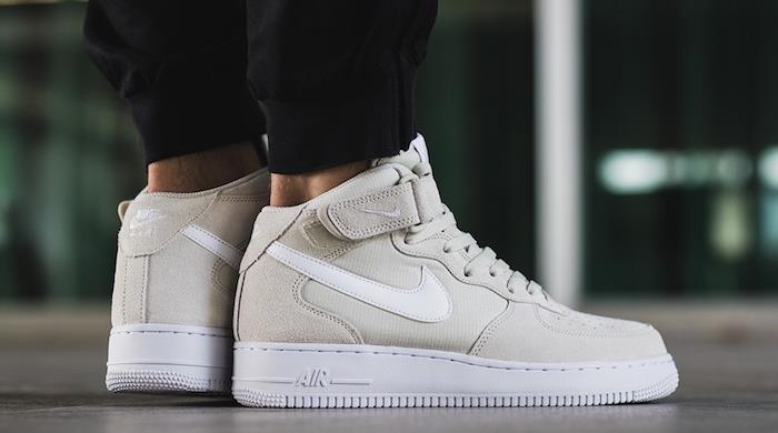 nike air force one yüksek bej retro