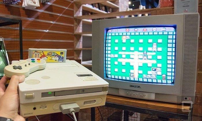 Rezultat sodelovanja med podjetjema Sony in Nintendo je bila prodana dražba Nintendo Playstation