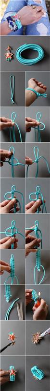 izviren nakit, ki ga naredite sami, korak za korakom za izdelavo vozla makrame, kako ustvariti preprost nakit iz vrvi
