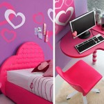 Acessórios e decoração de quarto infantil para menina