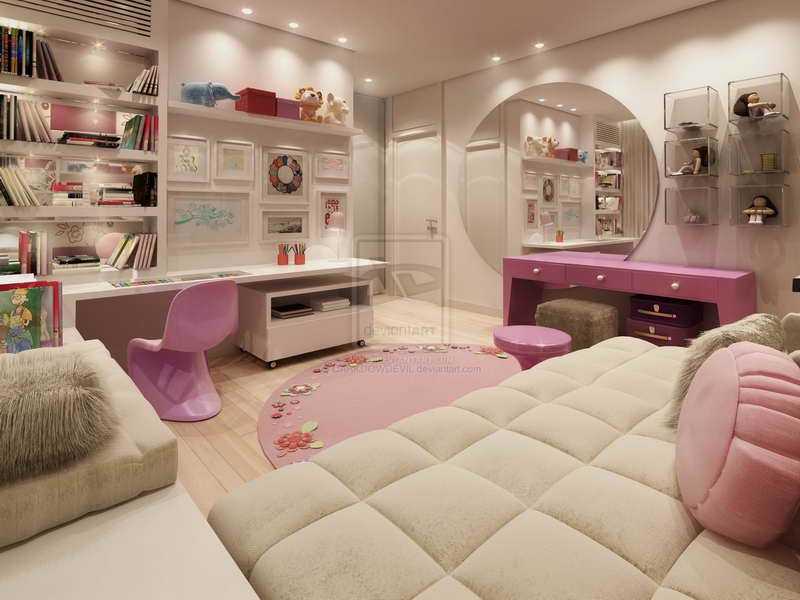 Como equipar um quarto para uma foto de menina