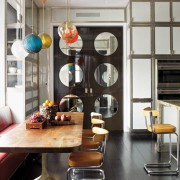 Zasnova jedilnega prostora v kuhinji