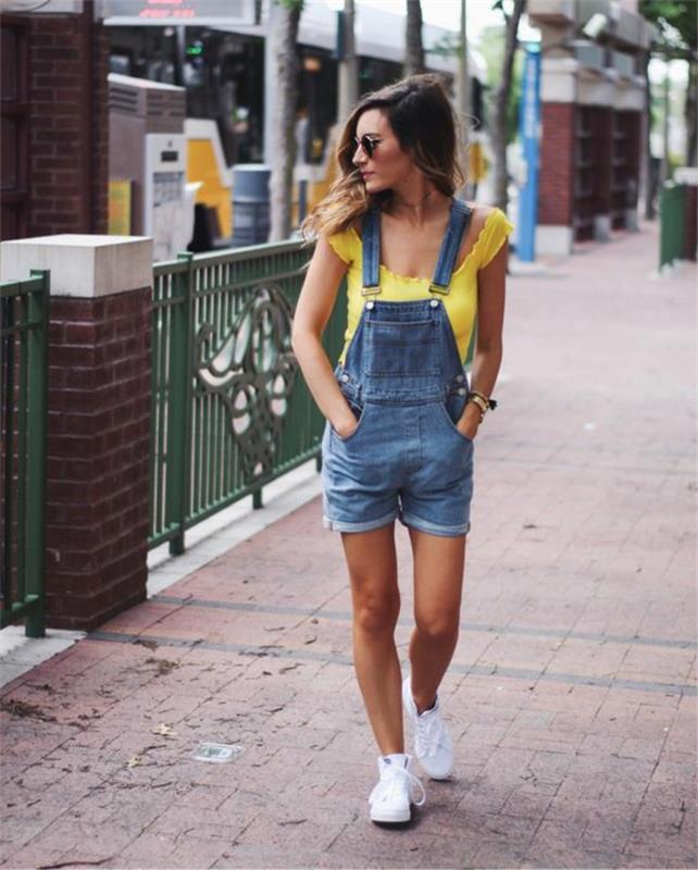 Ootd aprangos idėja grįžus į mokyklą, kaip apsirengti 16 šortų