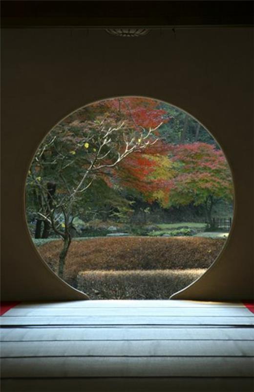 originalna okrogla japonska vrata