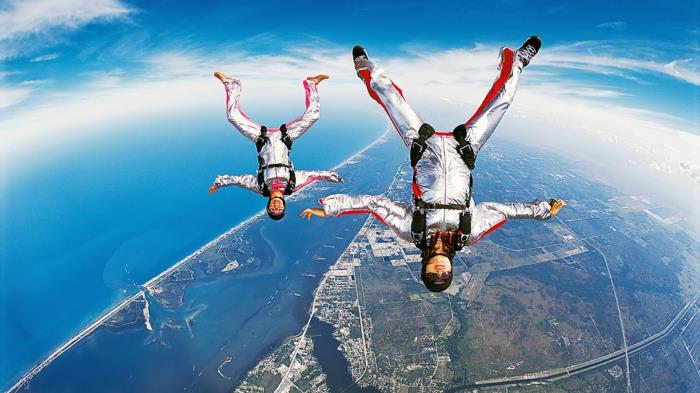 Šokimas parašiutu nepamirštamos patirties nuotrauka