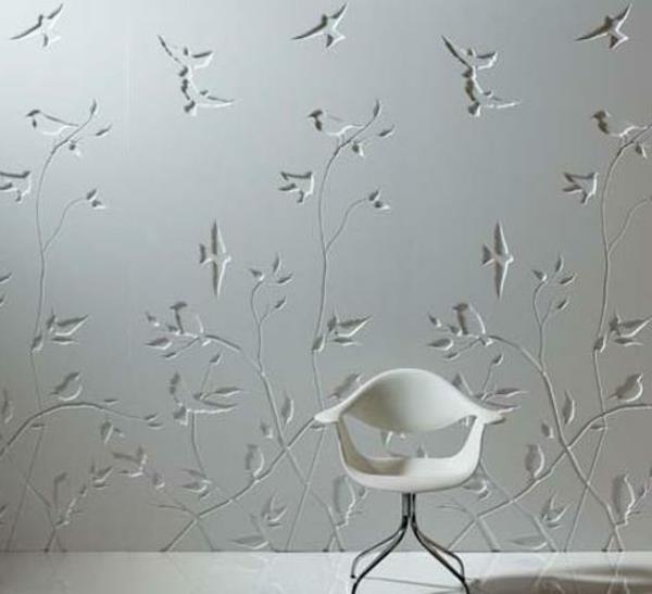 dekoratyvinės-sieninės plokštės-balti-paukščiai