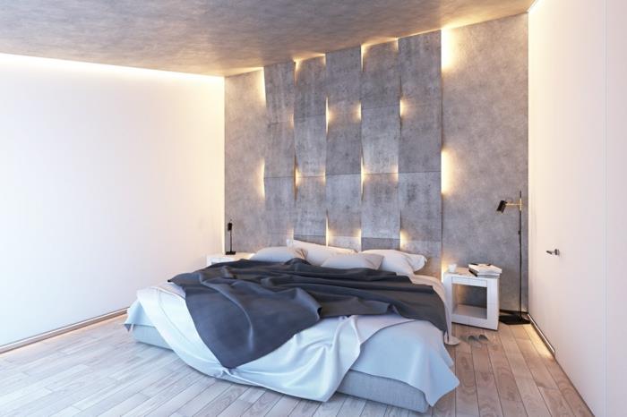 3D „Muraix“ plokštės, medinės grindys, lovos čiužinys, medinės grindys, maža balta lova