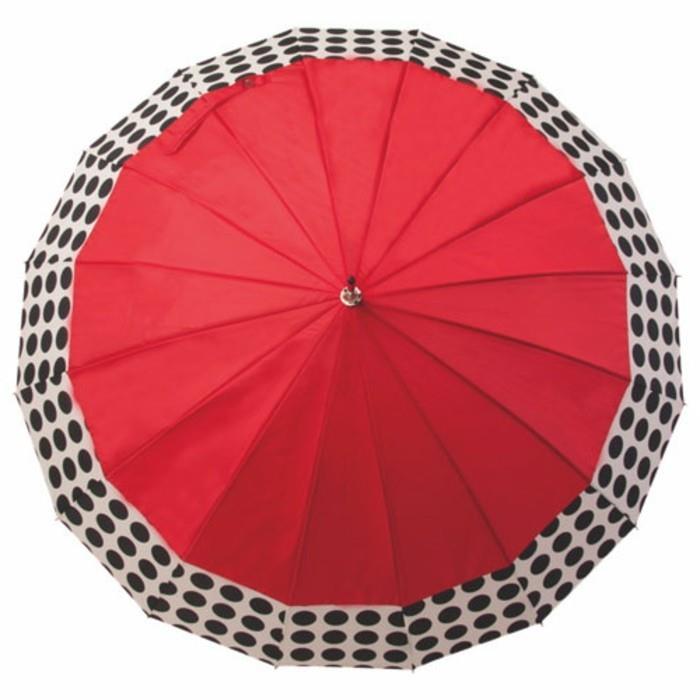 şemsiye-katı-kırmızı-ve-siyah-noktalar-yeniden boyutlandırılmış