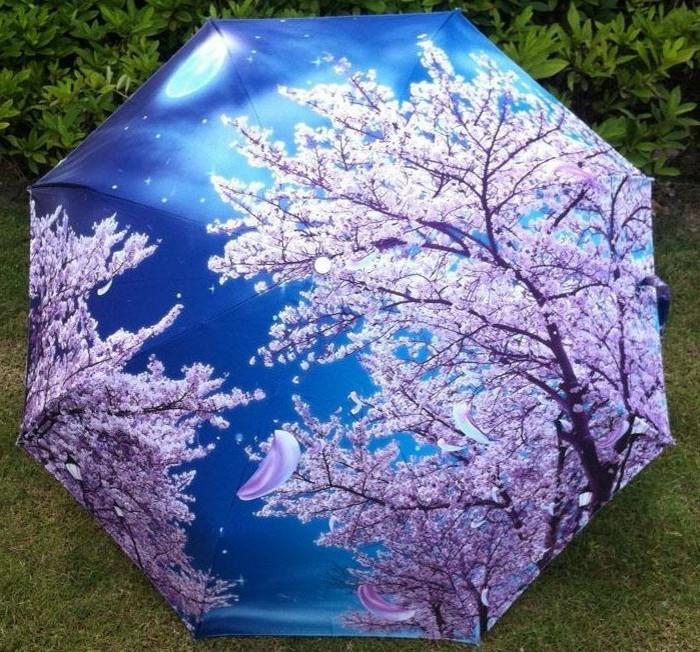 koyu mavi-yeniden boyutlandırılmış arka planda şemsiye-düz-beyaz-çiçekler