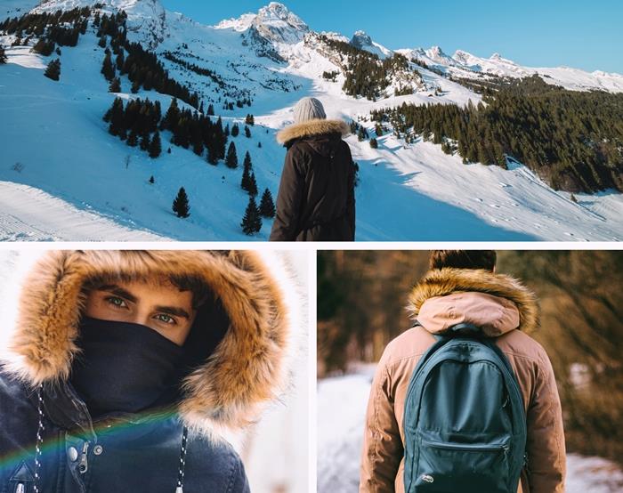 žiemos parkas vyrams madingos drabužių spalvos 2020 mados sintetinio kailio gobtuvas
