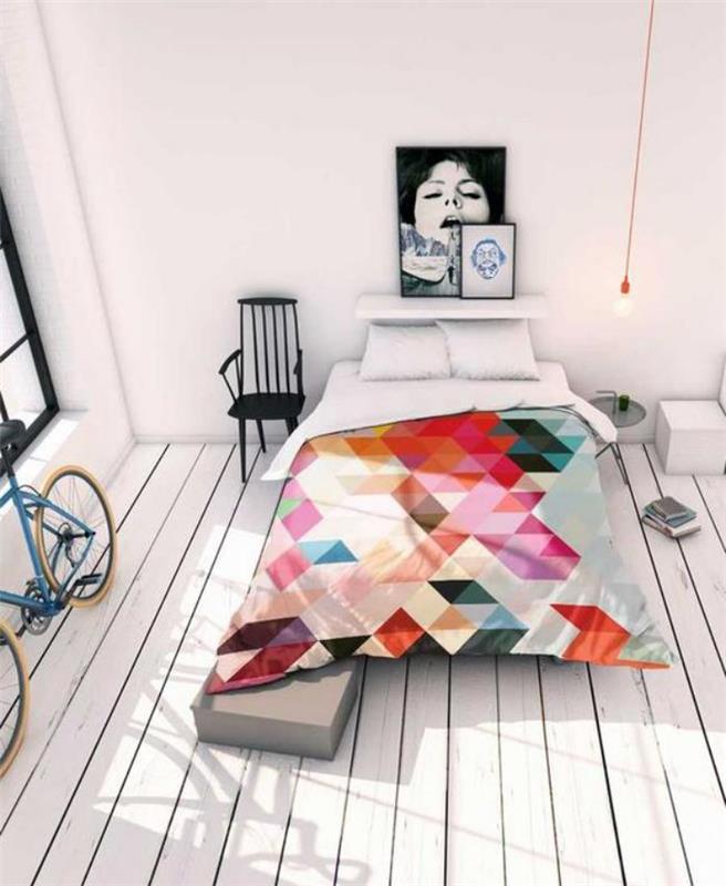 geometrijske posteljne garniture-boemski dekor