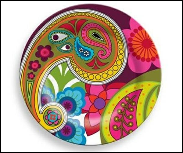 seramik-resim-yaratıcı-eğlenceli-sofra takımı-çiçekler-parlak-renkler