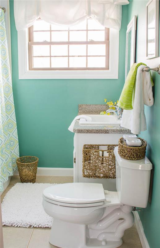 original barva wc zen pastelno modro toplotno stranišče